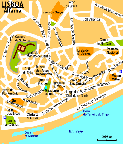 Arquivo de mapa de Lisboa - Bem Vindo a Lisboa